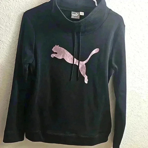 Puma Cinch Up Cat Fleece Black - Picture 1 of 11